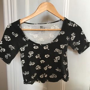 Floral crop top